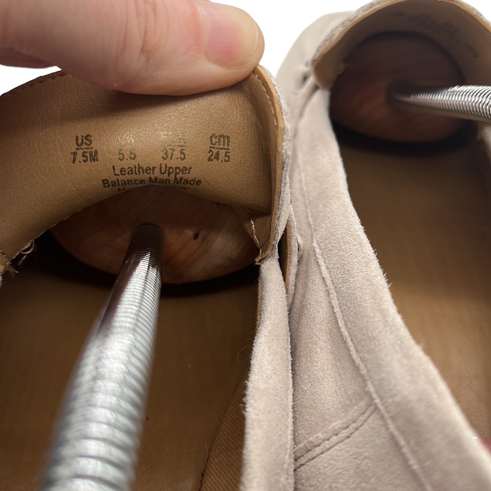 Franco Starto Damia Cream Suede Loafers - Picture 5 of 7